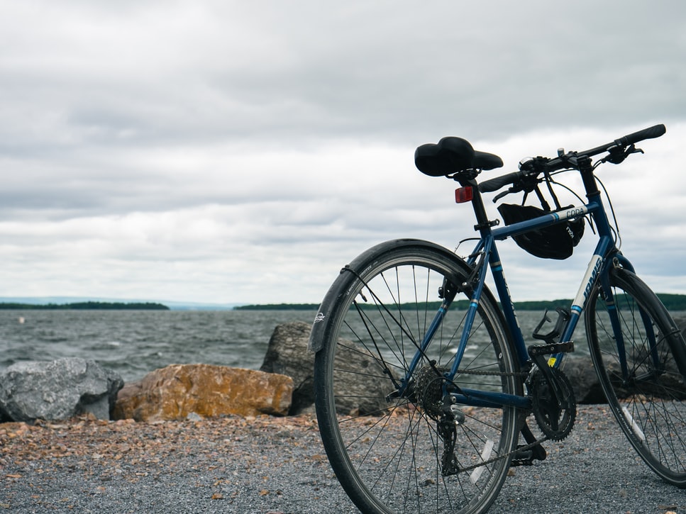 Bike at Lake Champlain